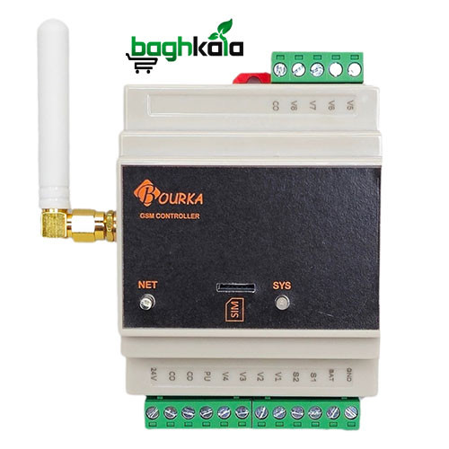 کنتر آبیاری و مه پاش سیمکارتی ۸ایستگاه Gcw8
