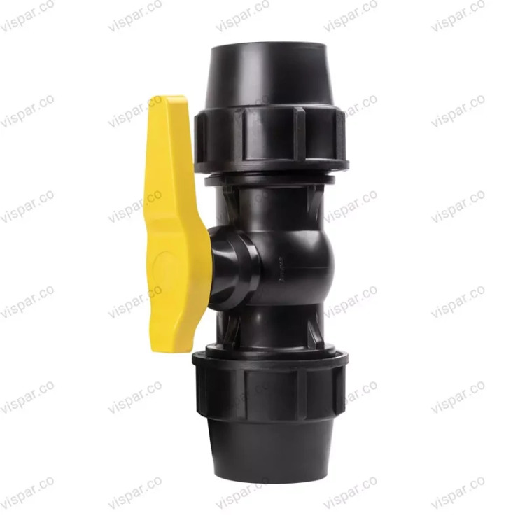 شیر توپی دو سر رابط ویسپار-دوسر رابط 50*50