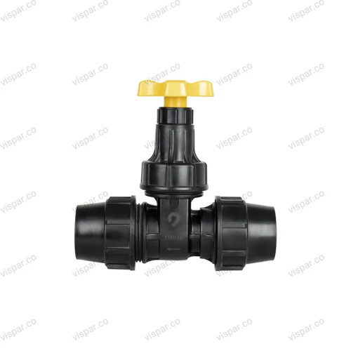 شیر کشویی دسته کوتاه ویسپار-یک سر مهره ماسوره یک سر رابط 75*"2