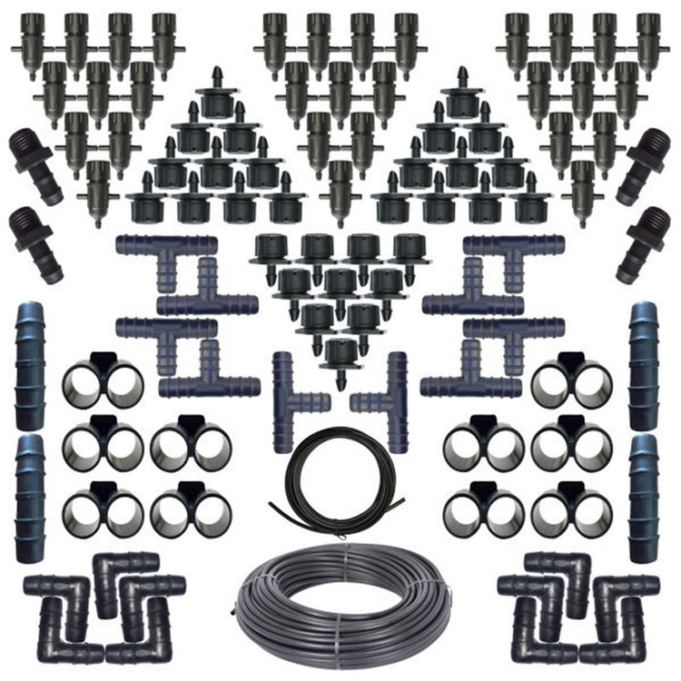 لوازم آبیاری قطره ای مدل Y-100 مجموعه 100 عددی