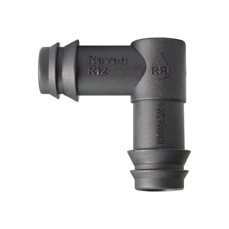 زانویی لوله آبیاری روان ریز مدل RR-1616 بسته 3000 عددی