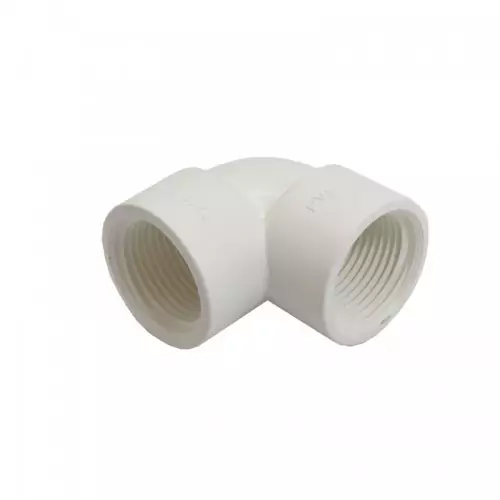 زانو ماده رزوه ای پلیمری U-PVC سایز 1.4 1 اینچ