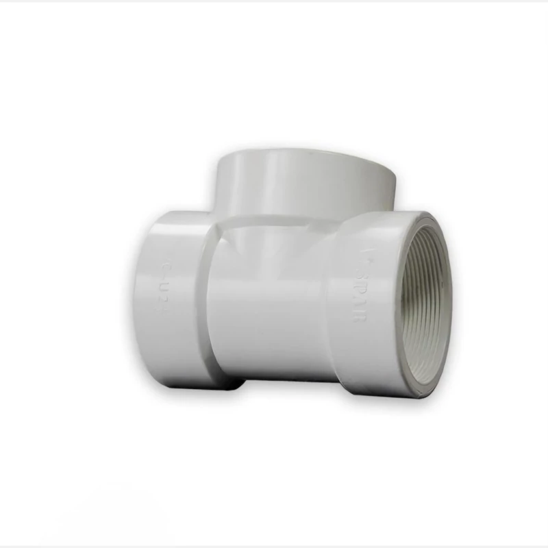 سه راه ماده رزوه ای U-PVC سایز 1.2 2 اینچ