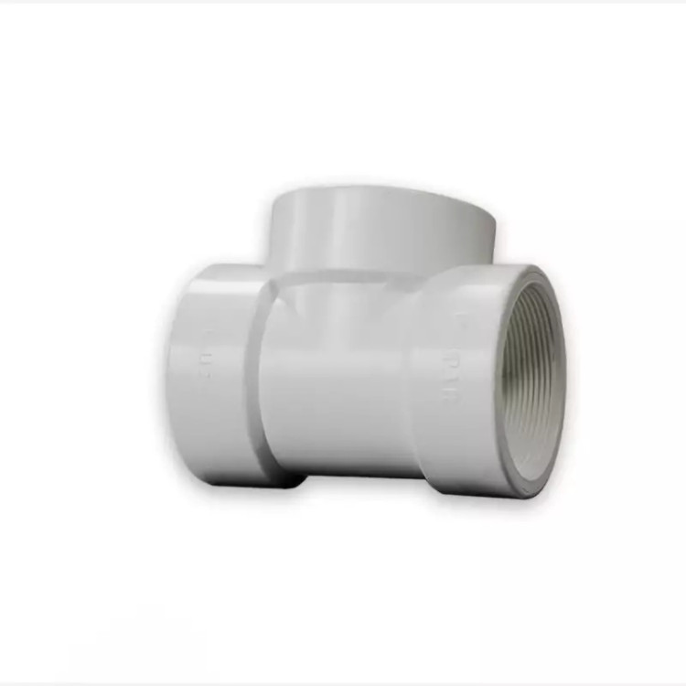 سه راه ماده رزوه ای U-PVC سایز 2 اینچ