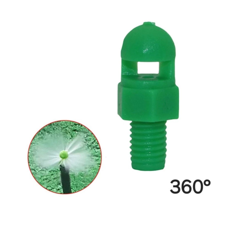 میکروجت آبیاری 360 درجه وارداتی سبز (بسته 10 عددی)