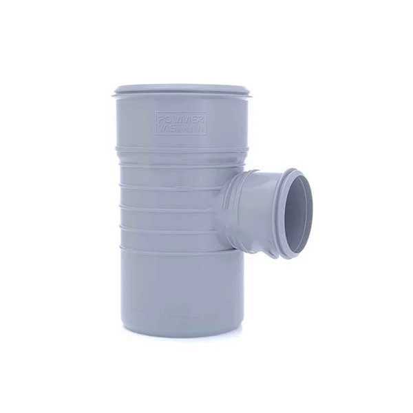 سه راهی تبدیلی 90 درجه فاضلابی سایز 63*110 (پس کرایه)