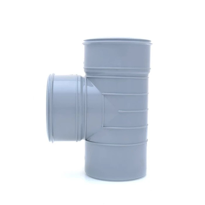 سه راهی 90 درجه فاضلابی pvc سایز 110 (پس کرایه)