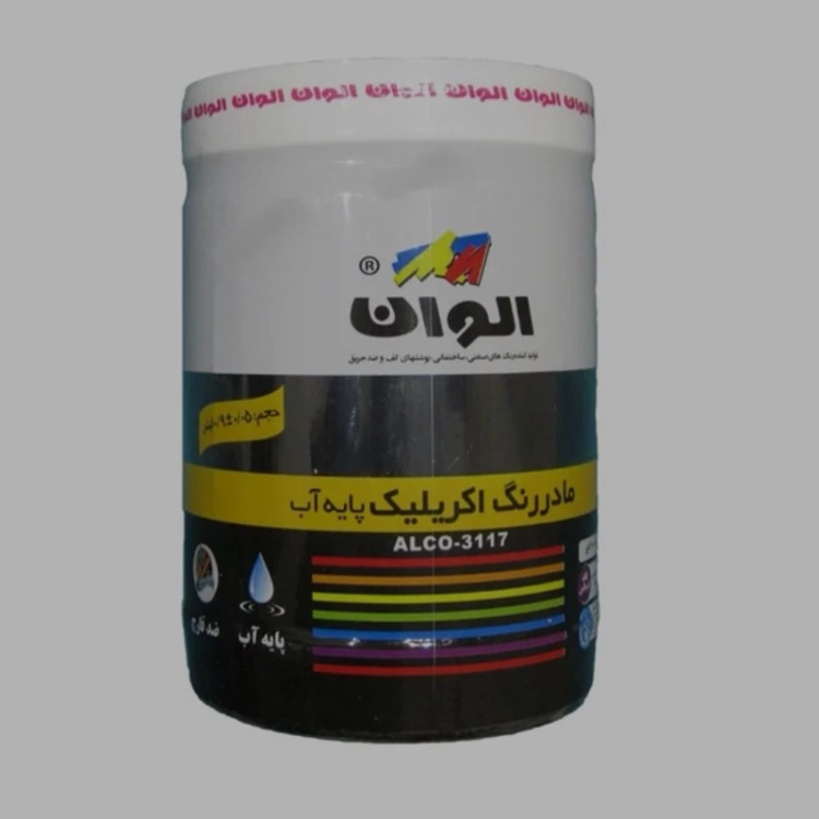 رنگ اکریلیک مشکی 250Cc الوان