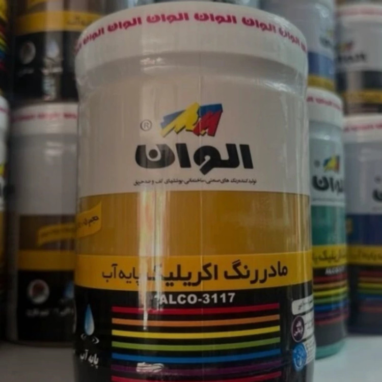 رنگ اکریلیک گل ماش 250 CC الوان