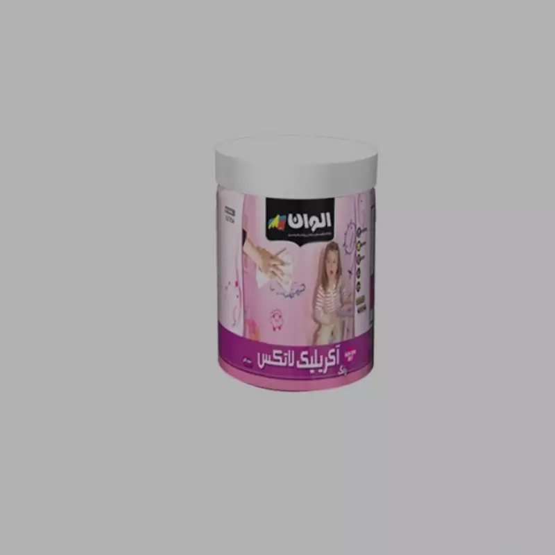 رنگ اکریلیک سفید نیمه براق 400 گرم