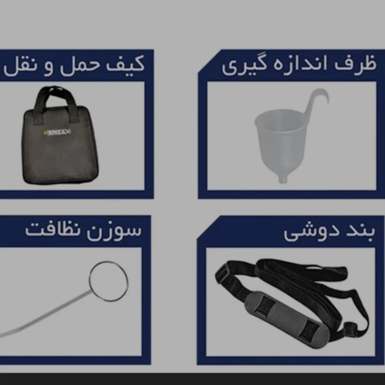 پیستوله رنگ برقی 800 وات کنزاکس مدل KSG2800
