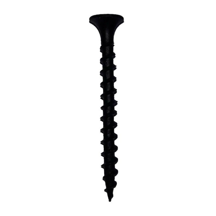 پیچ ام دی اف مشکی سایز 4 سانتی (بسته 20 عددی)