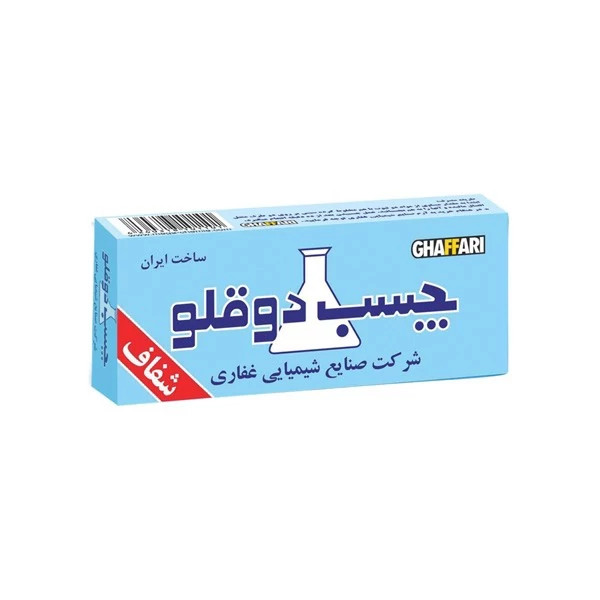 چسب دوقلو مدل غفاری شفاف