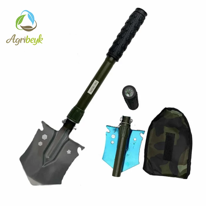 بیلچه تاشو چندکاره / با قطب نما