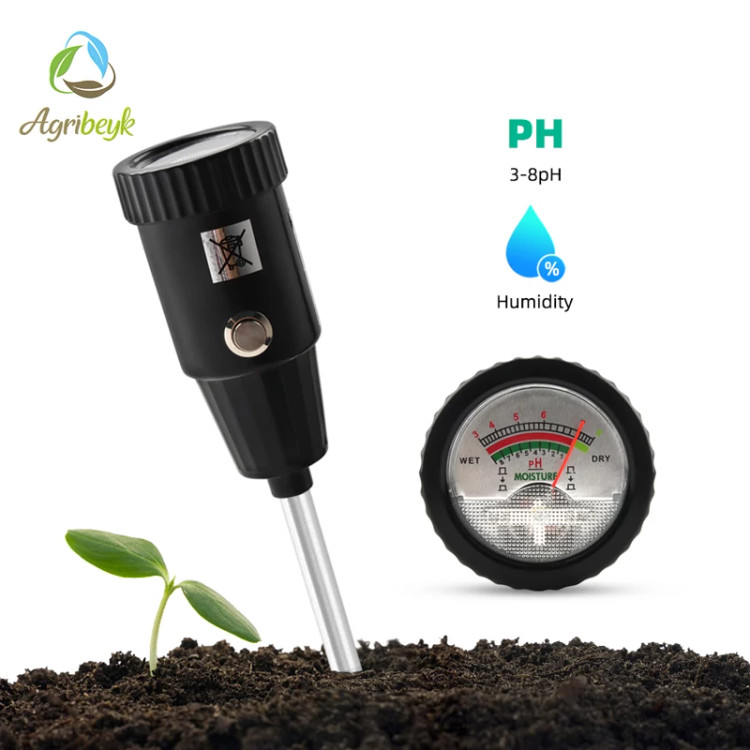 PH سنج و رطوبت سنج خاک بدون باتری