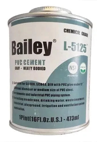 چسب UPVC بیلی اتصال مطمئن لوله