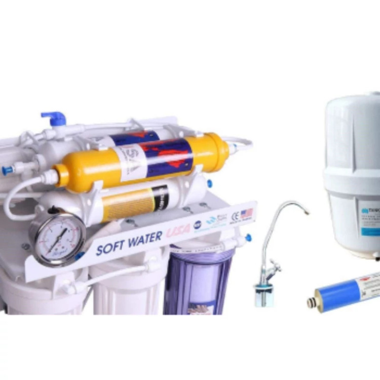 تصفیه آب خانگی سافت واتر softwater مدل 6 مرحله فول ارسال با باربری (پس کرایه)