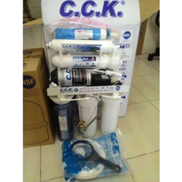 دستگاه تصفیه کننده آب خانگی سی سی کا CCK مدل 6 مرحله کامل ارسال با باربری (پس کرایه)