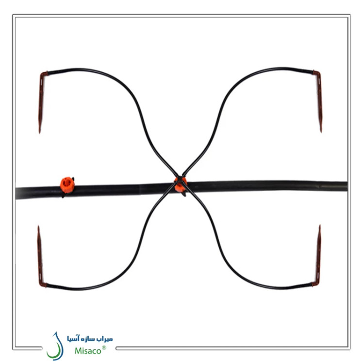 قطره چکان 2 لیتر در ساعت باز شونده pc ورسک (بسته 50 عددی)
