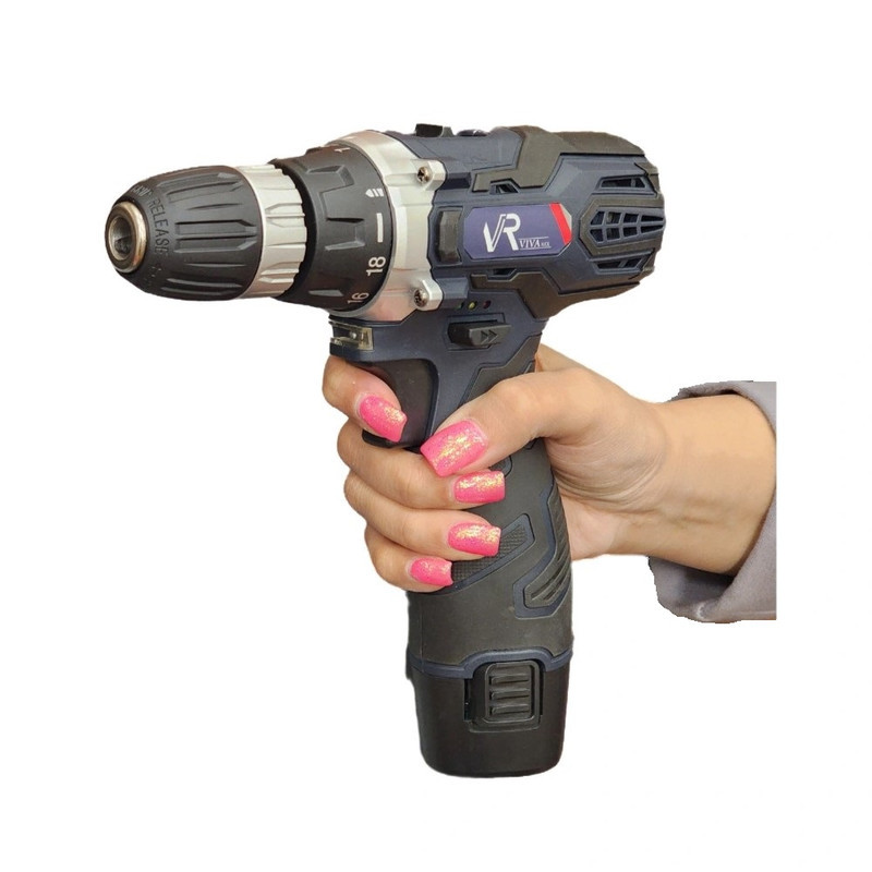 دریل پیچ گوشتی شارژی ویوارکس مدل VR12V-2A مجموعه 28 عددی