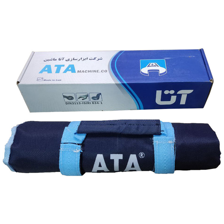 ست آچار یکسر تخت و یکسر رینگی آتا مدل کیفی بسته 12 عددی