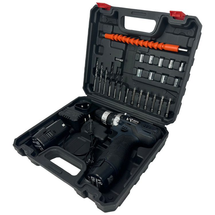 مجموعه 28 عددی دریل پیچ گوشتی شارژی ویوارکس مدل VR12V-2A