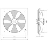 هواکش دمنده مدل VIE-60R4T