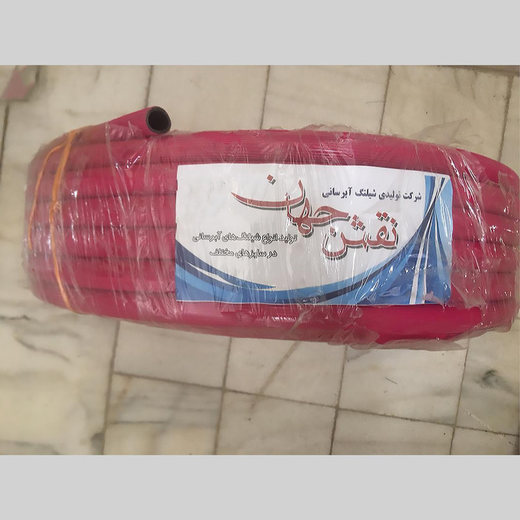 شلنگ نقش جهان مدل نخ دار 1 اینچ طول 50 متر