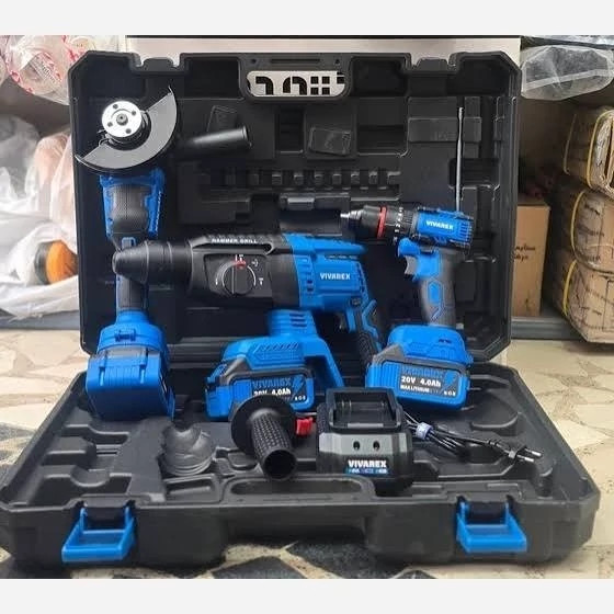 کیت سه عددی ویوارکس مدل VR2403-BCKمینی فرز دریل بتن کن موتور براشلس(ارسال رایگان)