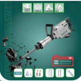 چکش تخریب 17 کیلویی 1520 وات واقعی تولیکس کیفیت عالی