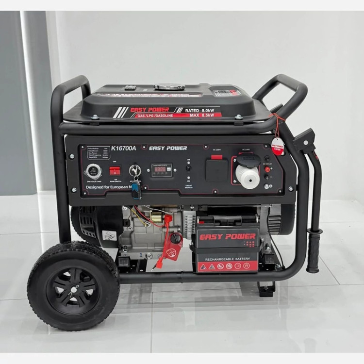 موتور برق سه گانه سوز 8/5 کیلو وات واقعی ایزی پاور ایتالیا تمام مس مدل K16700A