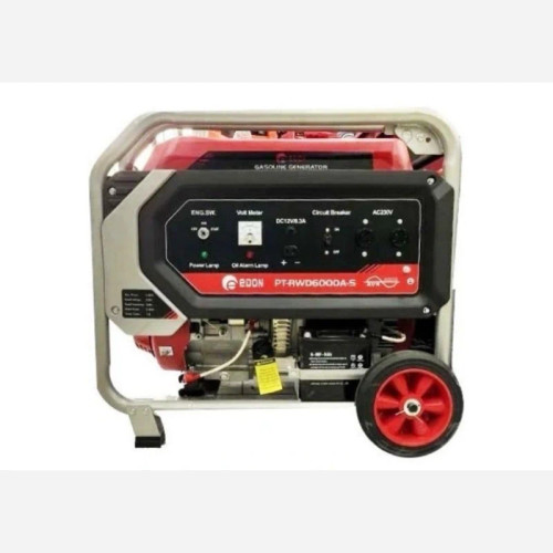موتور برق بنزینی 6 کیلو وات واقعی استارتی ادون مدل RWD6000A تمام مس کیفیت فوق العاده بالا