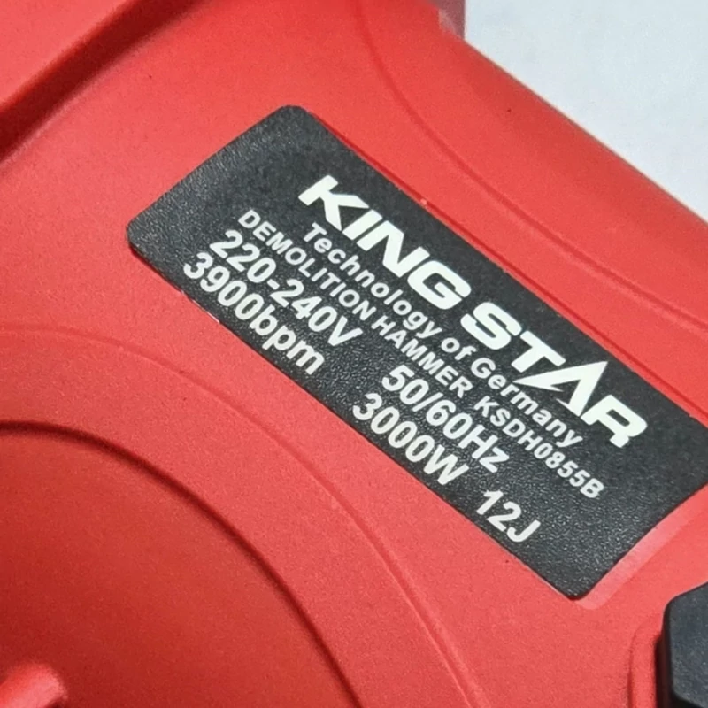 چکش تخریب 9 کیلویی صنعتی 3000وات کینگ استار تکنولوژی المان مدل KSDH0855B