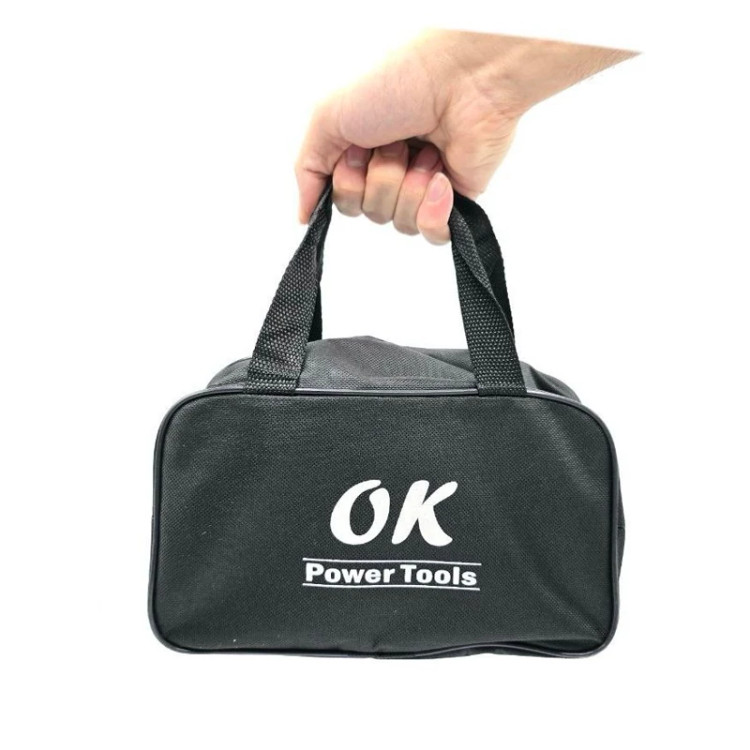 کمپرسور فندکی دوحالته برق شهری و فندکی خودرو OK با کیف حمل برزنتی