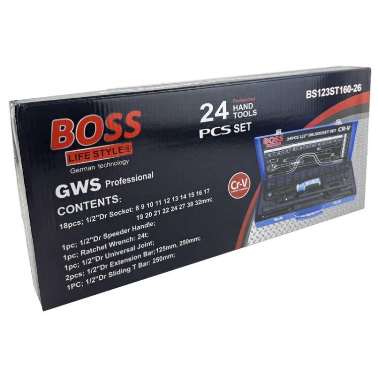 جعبه بکس 24 عددی باس BS-24pcs