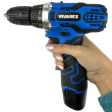 دریل پیچگوشتی شارژی 12 ولت دو باتری ویوارکس مدل VR12V-2A