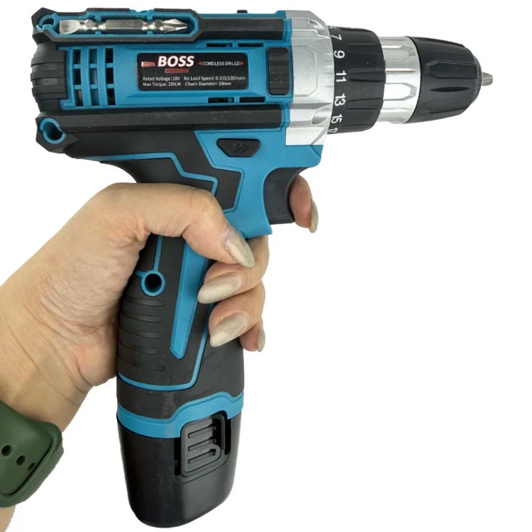 پیچگوشتی شارژی تک باتری باس مدل 18v-1B Blue