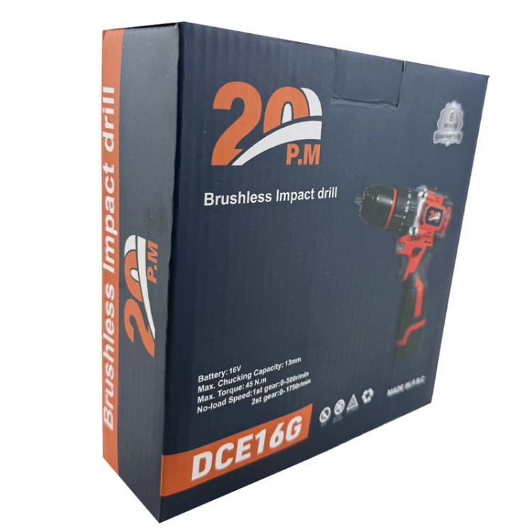 دریل شارژی 13 میلیمتر بیست مدل DCE16G