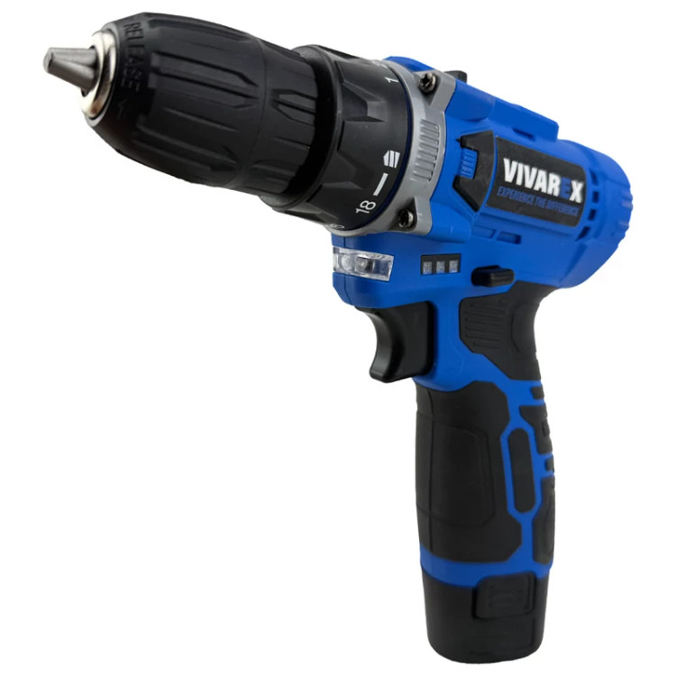 دریل شارژی ویوارکس مدل VR1215V ظرفیت 12 ولت با 2 باتری