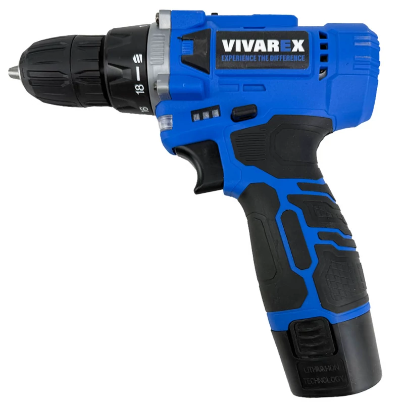 دریل شارژی ویوارکس مدل VR1215V ظرفیت 12 ولت با 2 باتری