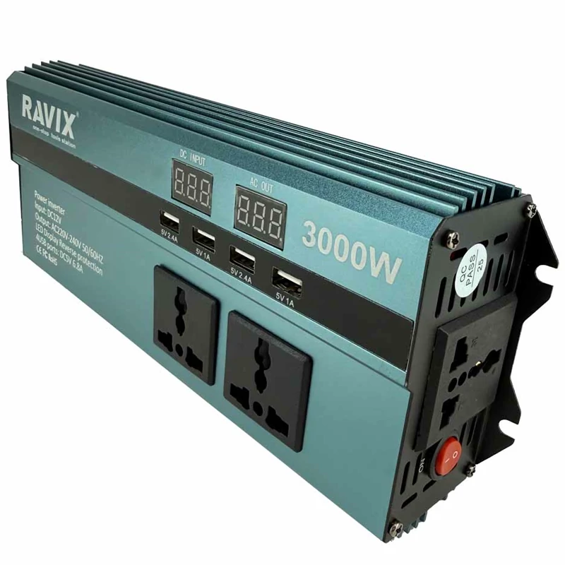 مبدل برق 3000 وات راویکس مدل RX-3000W