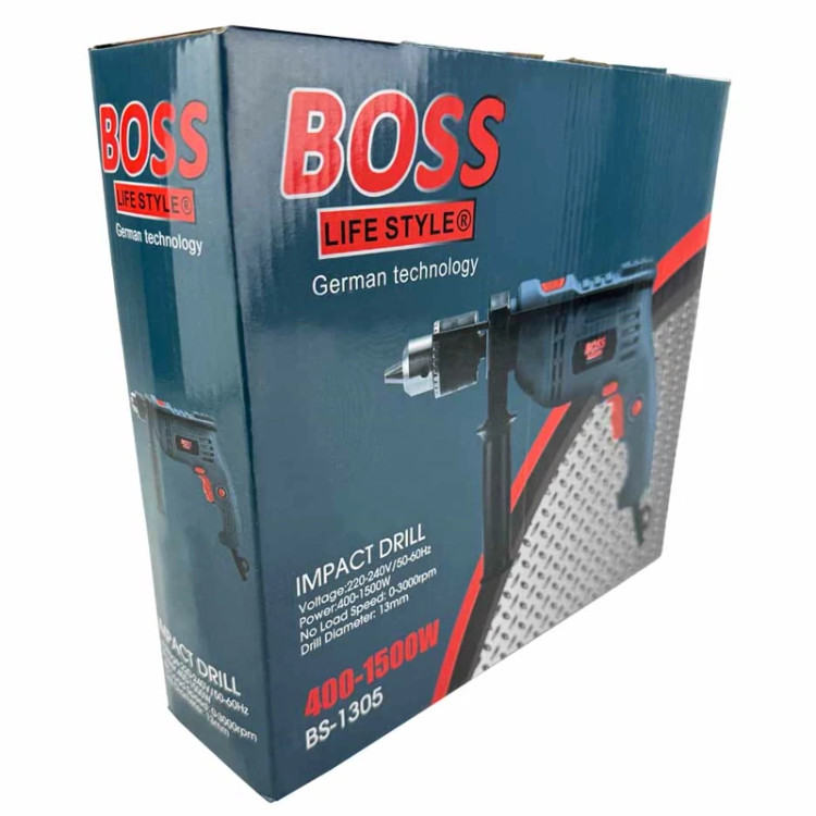دریل چکشی آبی باس مدل BS1305