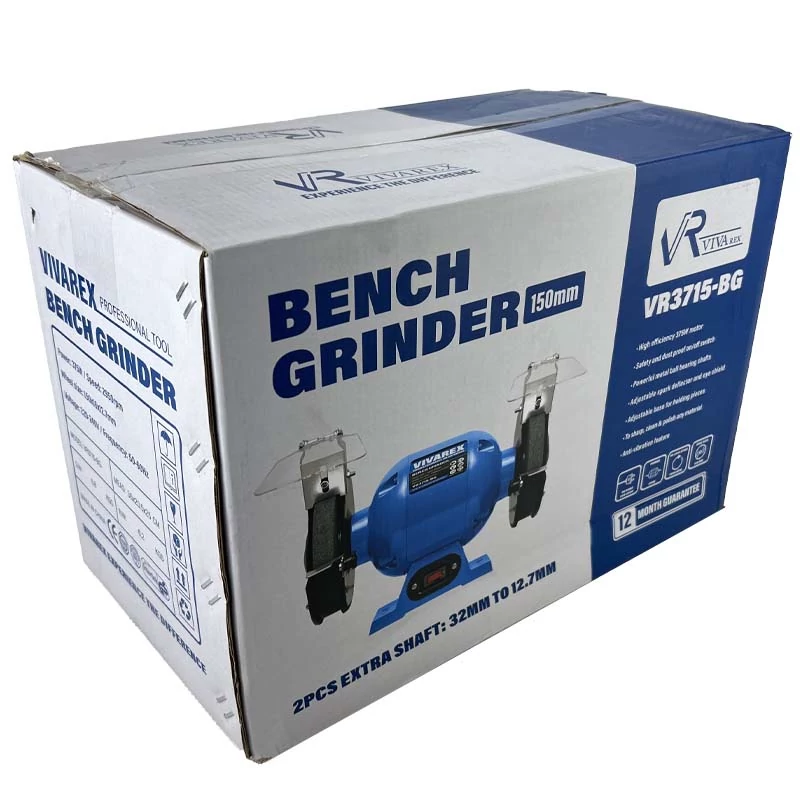 سنگ رومیزی 150 میلیمتری ویوارکس مدل VR3715-BG دریل شارژی
