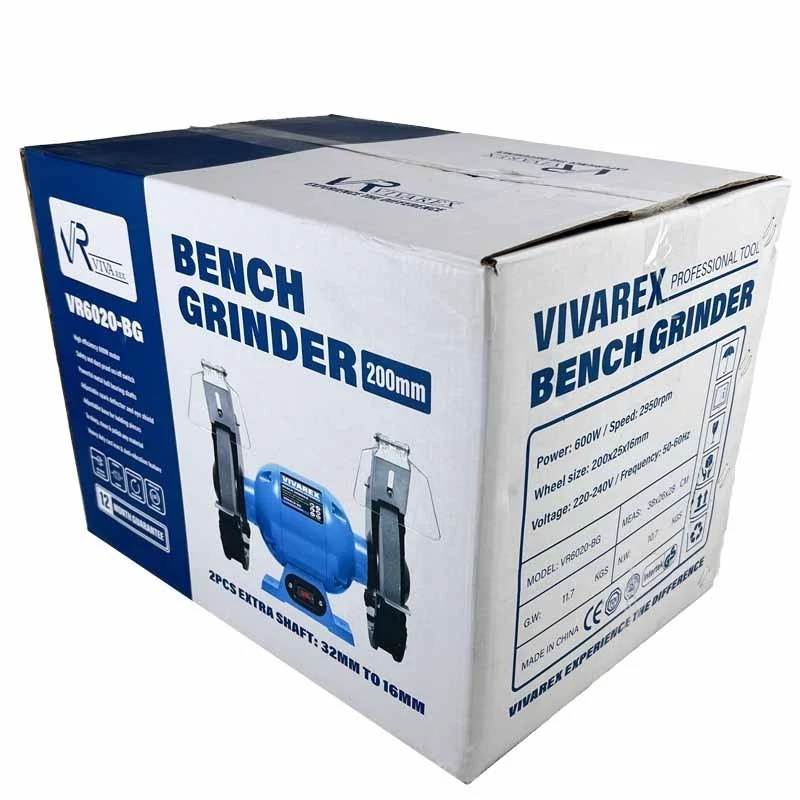سنگ رومیزی 200 میلیمتری ویوارکس مدل VR6020-BG
