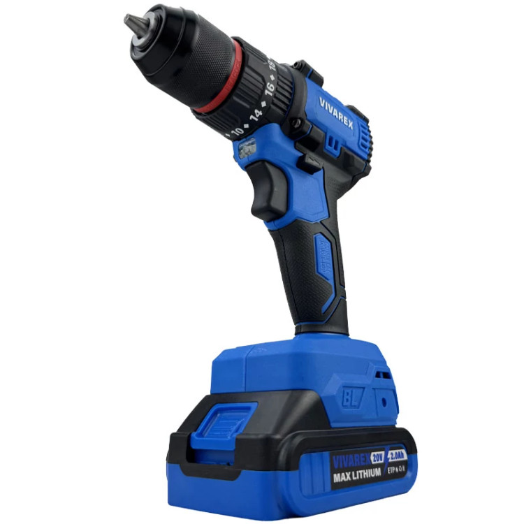 دریل شارژی 20 ولت براشلس ویوارکس مدل VR2010-BLX