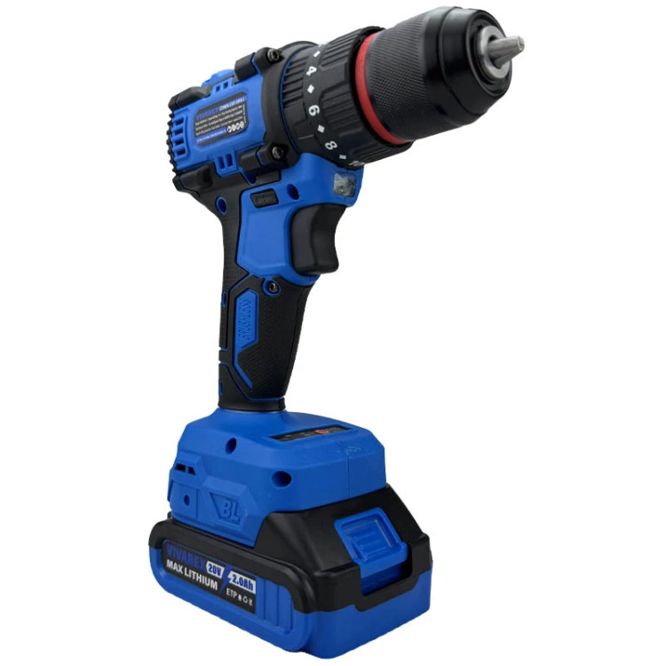 دریل شارژی 20 ولت براشلس ویوارکس مدل VR2010-BLX
