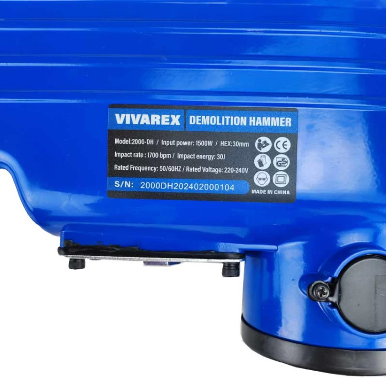 چکش تخریب 16 کیلویی ویوارکس مدل VR2000-DH