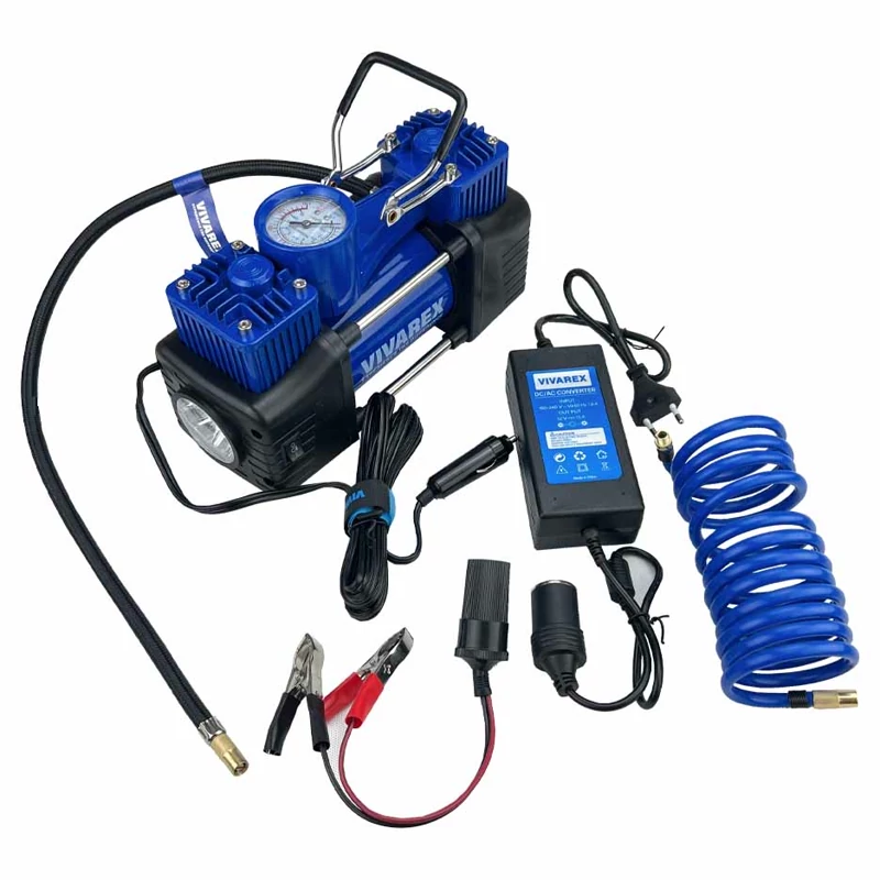 کمپرسور هوا ویوارکس مدل دو سیلندر متصل به برق شهری کد VR 1207 ACT
