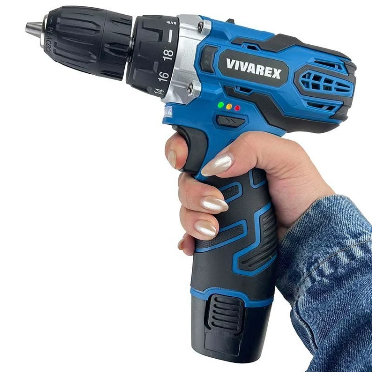 دریل شارژی پیچ گوشتی 12ولت ویوارکس مدل VR12V-1C ( یکسال گارانتی )