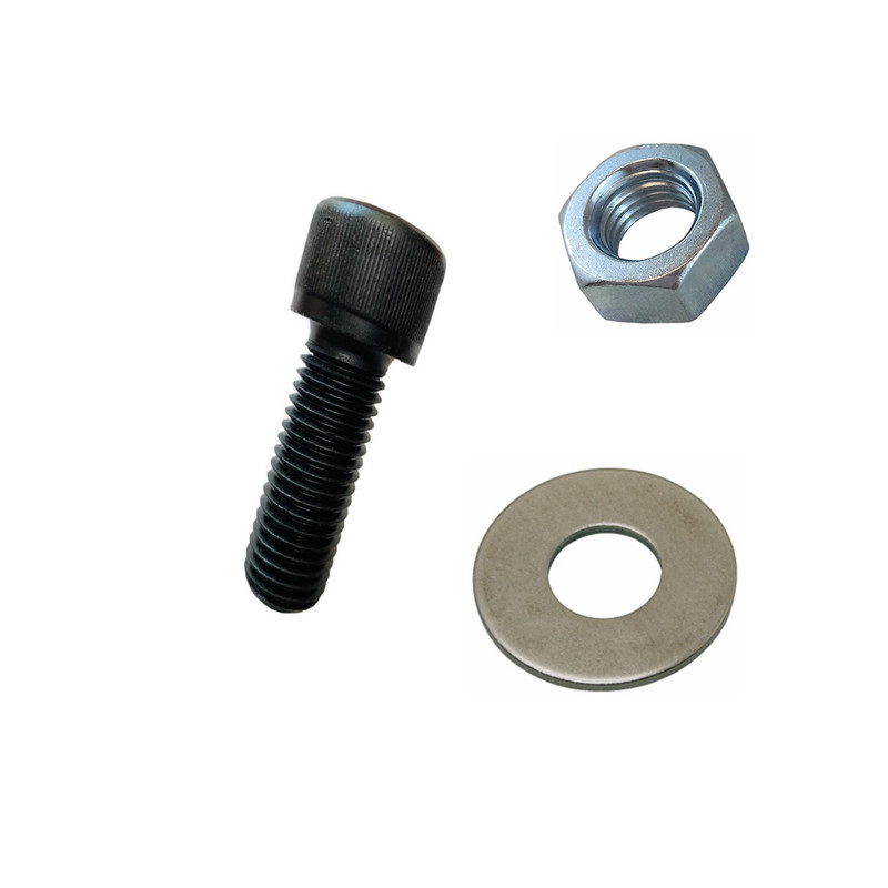 پیچ و مهره و واشر مدل M6-25 کد S2187 مجموعه ۶۰ عددی